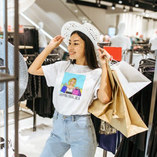 Majica shopping kraljica