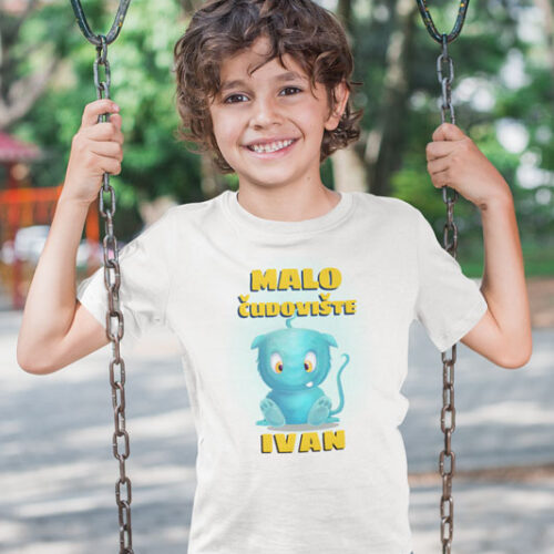 Personalizirana Majica: Malo Čudovište s imenom