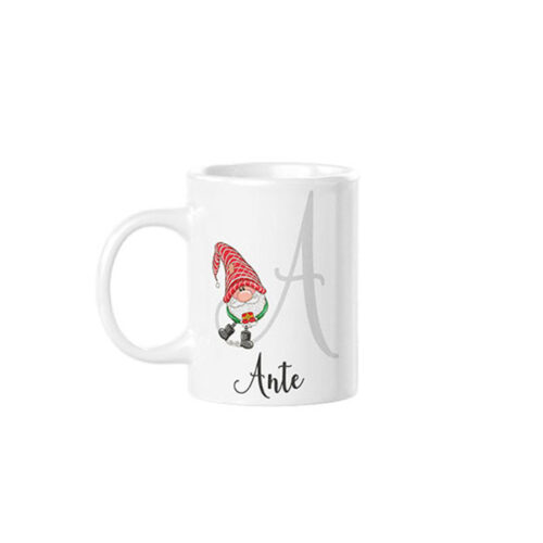 Božićna Šalica s imenom - Patuljak