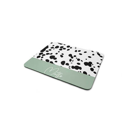 Personalizirana Podloga za miš Dalmatian Print s imenom.