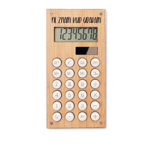 Kalkulator ne znam kud udaram