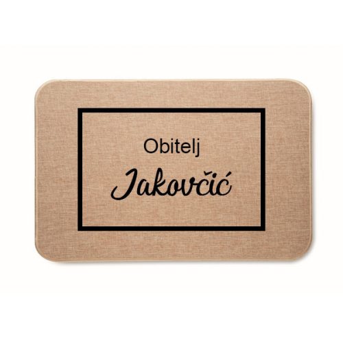 Personalizirani obiteljski otirač za noge