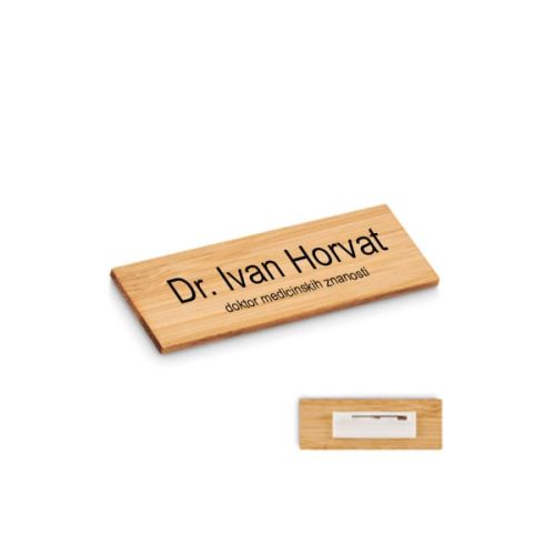 Personalizirana pločica s oznakom