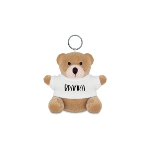 Personalizirani Plišani medo privjesak za ključeve