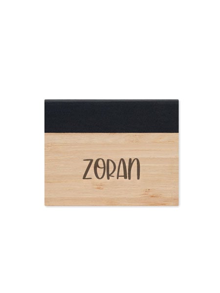 Podsjetnik s ljepljivim bilješkama s graviranim imenom po želji