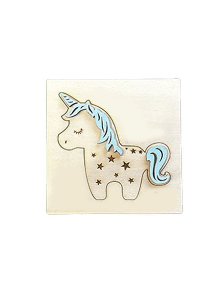 Personalizirana pozivnica za krštenje bebe Unicorn